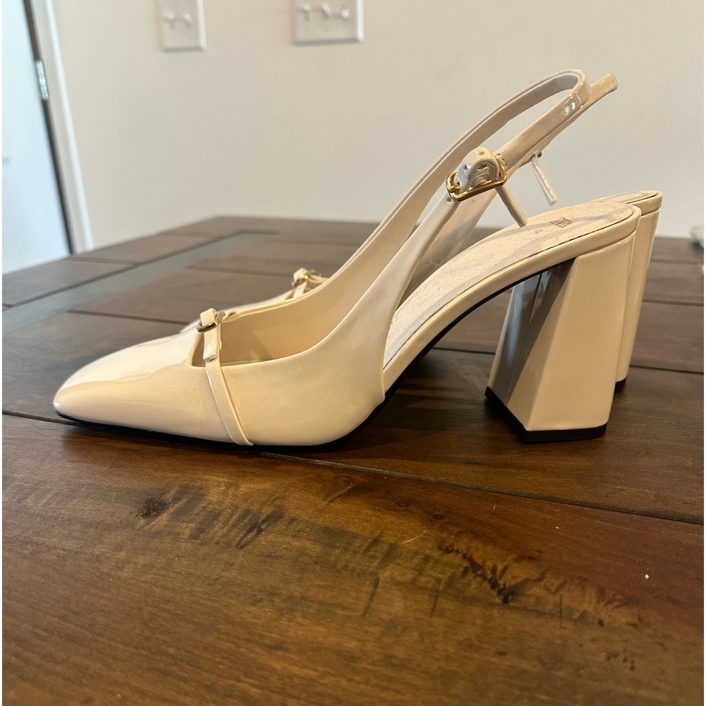 Cream heels